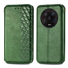 Leather Case Stands Flip Cover Holder S01D for Xiaomi Mi 13 Ultra 5G Green