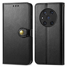 Leather Case Stands Flip Cover Holder S05D for Huawei Honor Magic3 5G Black