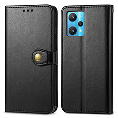 Leather Case Stands Flip Cover Holder S05D for Realme 9 5G Black