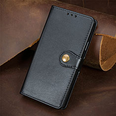 Leather Case Stands Flip Cover Holder S07D for Google Pixel 6a 5G Black