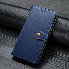 Leather Case Stands Flip Cover Holder S07D for Xiaomi Poco M2 Blue