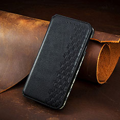Leather Case Stands Flip Cover Holder S09D for Google Pixel 6 Pro 5G Black