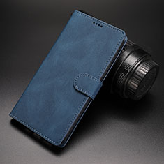 Leather Case Stands Flip Cover Holder SY3 for Google Pixel 6 Pro 5G Blue