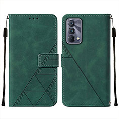 Leather Case Stands Flip Cover Holder Y01B for Realme GT Master 5G Green