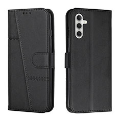 Leather Case Stands Flip Cover Holder Y01X for Samsung Galaxy A13 5G Black