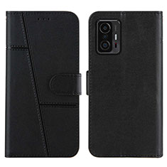 Leather Case Stands Flip Cover Holder Y01X for Xiaomi Mi 11T 5G Black