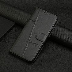 Leather Case Stands Flip Cover Holder Y01X for Xiaomi Redmi K60 5G Black