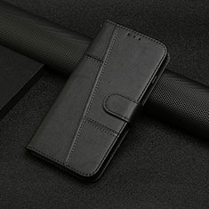 Leather Case Stands Flip Cover Holder Y01X for Xiaomi Redmi Note 12 Pro Speed 5G Black