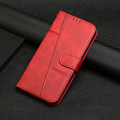 Leather Case Stands Flip Cover Holder Y01X for Xiaomi Redmi Note 12 Pro Speed 5G Red