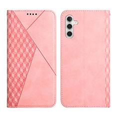 Leather Case Stands Flip Cover Holder Y02X for Samsung Galaxy A13 5G Rose Gold