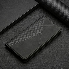 Leather Case Stands Flip Cover Holder Y02X for Xiaomi Poco F5 Pro 5G Black