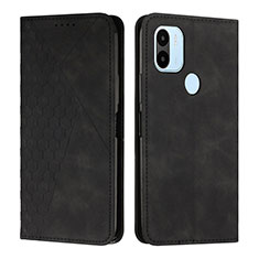 Leather Case Stands Flip Cover Holder Y02X for Xiaomi Redmi A1 Plus Black