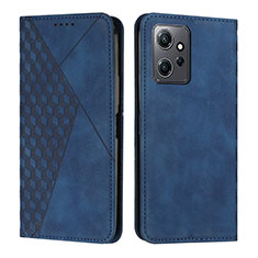 Leather Case Stands Flip Cover Holder Y02X for Xiaomi Redmi Note 12 4G Blue