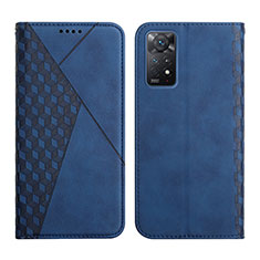 Leather Case Stands Flip Cover Holder Y02X for Xiaomi Redmi Note 12 Pro 4G Blue