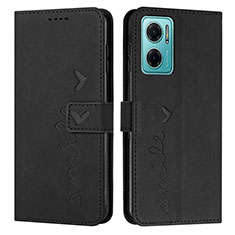 Leather Case Stands Flip Cover Holder Y03X for Xiaomi Redmi 11 Prime 5G Black