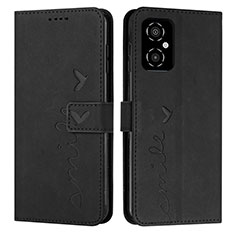 Leather Case Stands Flip Cover Holder Y03X for Xiaomi Redmi Note 12R Pro 5G Black