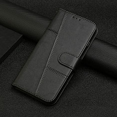 Leather Case Stands Flip Cover Holder Y04X for Google Pixel 7 5G Black