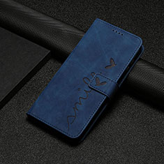 Leather Case Stands Flip Cover Holder Y04X for Xiaomi Mi 13 5G Blue