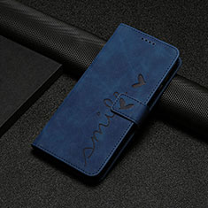 Leather Case Stands Flip Cover Holder Y04X for Xiaomi Redmi 12C 4G Blue