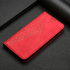 Leather Case Stands Flip Cover Holder Y05X for Google Pixel 6 5G Red