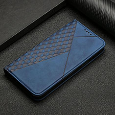 Leather Case Stands Flip Cover Holder Y05X for Google Pixel 6 Pro 5G Blue