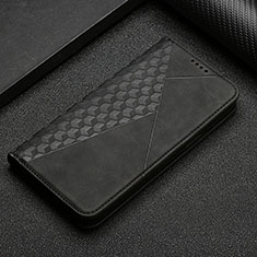 Leather Case Stands Flip Cover Holder Y05X for Google Pixel 7 Pro 5G Black