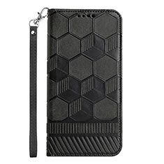 Leather Case Stands Flip Cover Holder Y06B for Samsung Galaxy S20 FE 4G Black