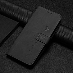 Leather Case Stands Flip Cover Holder Y06X for Google Pixel 6a 5G Black