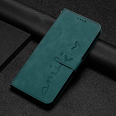 Leather Case Stands Flip Cover Holder Y06X for Google Pixel 6a 5G Green