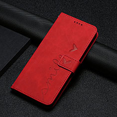 Leather Case Stands Flip Cover Holder Y06X for Oppo Reno10 Pro+ Plus 5G Red