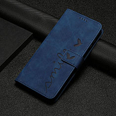 Leather Case Stands Flip Cover Holder Y06X for Xiaomi Civi 2 5G Blue