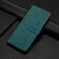 Leather Case Stands Flip Cover Holder Y06X for Xiaomi Civi 2 5G Green