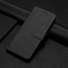 Leather Case Stands Flip Cover Holder Y06X for Xiaomi Redmi Note 12 Explorer Black