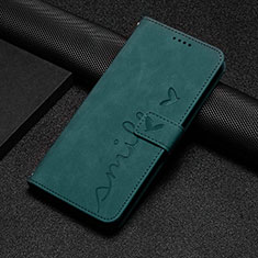 Leather Case Stands Flip Cover Holder Y06X for Xiaomi Redmi Note 12 Explorer Green