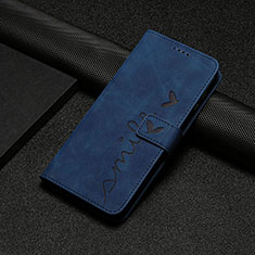 Leather Case Stands Flip Cover Holder Y06X for Xiaomi Redmi Note 12S Blue