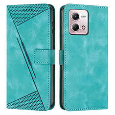 Leather Case Stands Flip Cover Holder Y07X for Motorola Moto G Stylus (2023) 4G Green