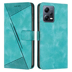 Leather Case Stands Flip Cover Holder Y08X for Xiaomi Redmi Note 12 Pro+ Plus 5G Green