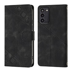 Leather Case Stands Flip Cover Holder YB1 for Nokia G100 Black