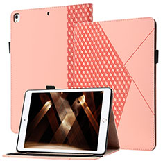 Leather Case Stands Flip Cover Holder YX1 for Apple iPad 10.2 (2019) Rose Gold