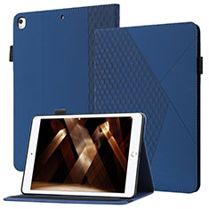 Leather Case Stands Flip Cover Holder YX1 for Apple iPad 10.2 (2021) Blue