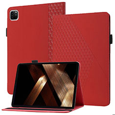 Leather Case Stands Flip Cover Holder YX1 for Apple iPad Pro 11 (2022) Red
