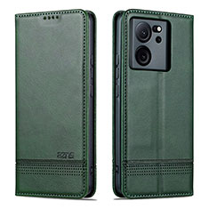 Leather Case Stands Flip Cover Holder YZ1 for Xiaomi Redmi K60 Ultra 5G Green