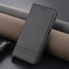 Leather Case Stands Flip Cover Holder YZ1 for Xiaomi Redmi Note 13 5G Black