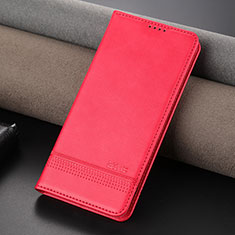 Leather Case Stands Flip Cover Holder YZ2 for Huawei Nova 11 Hot Pink