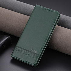 Leather Case Stands Flip Cover Holder YZ2 for Huawei Nova Y91 Green