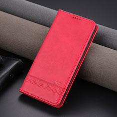 Leather Case Stands Flip Cover Holder YZ2 for Oppo A78 4G Hot Pink