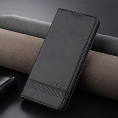 Leather Case Stands Flip Cover Holder YZ2 for Xiaomi Mi 13T Pro 5G Black