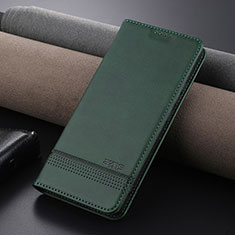 Leather Case Stands Flip Cover Holder YZ2 for Xiaomi Mi 13T Pro 5G Green