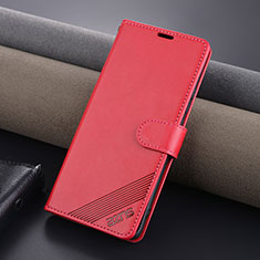 Leather Case Stands Flip Cover Holder YZ3 for Oppo A2 Pro 5G Hot Pink