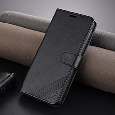 Leather Case Stands Flip Cover Holder YZ4 for Huawei Mate 60 Black